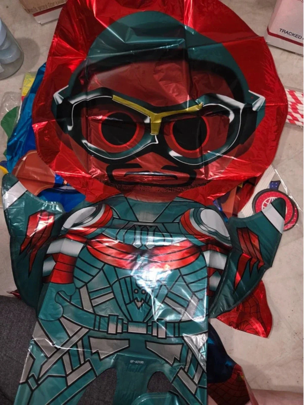 Super hero party back birthday